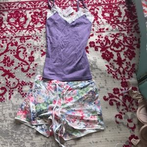 Cath kidston tank top and short pajama set